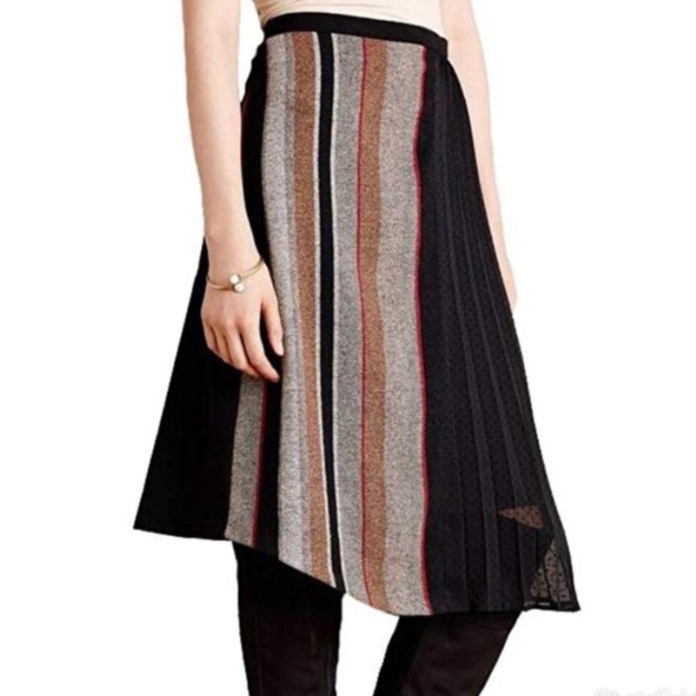 Anthropologie Asymmetrical Mixed Media skirt